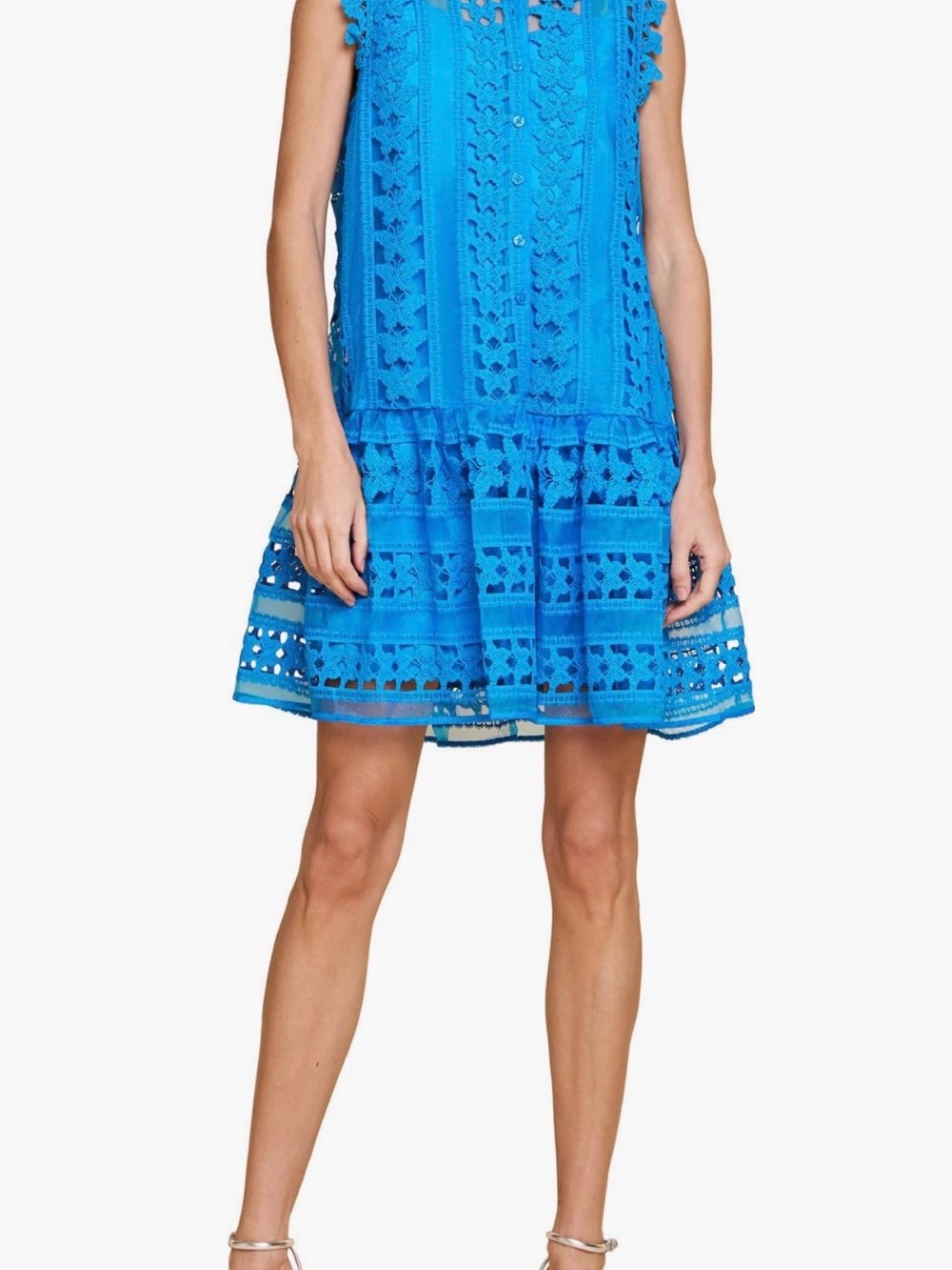 Ciebon Cara lace butterfly shift dress overlay sleeveless